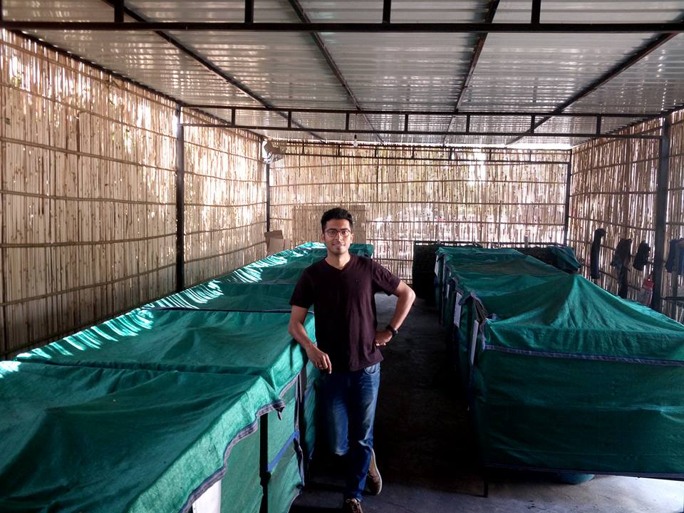 1st option -Vendor Balancing Bit's Natural Composting Set-Up at Uniworld Garden 1, Gurgaon