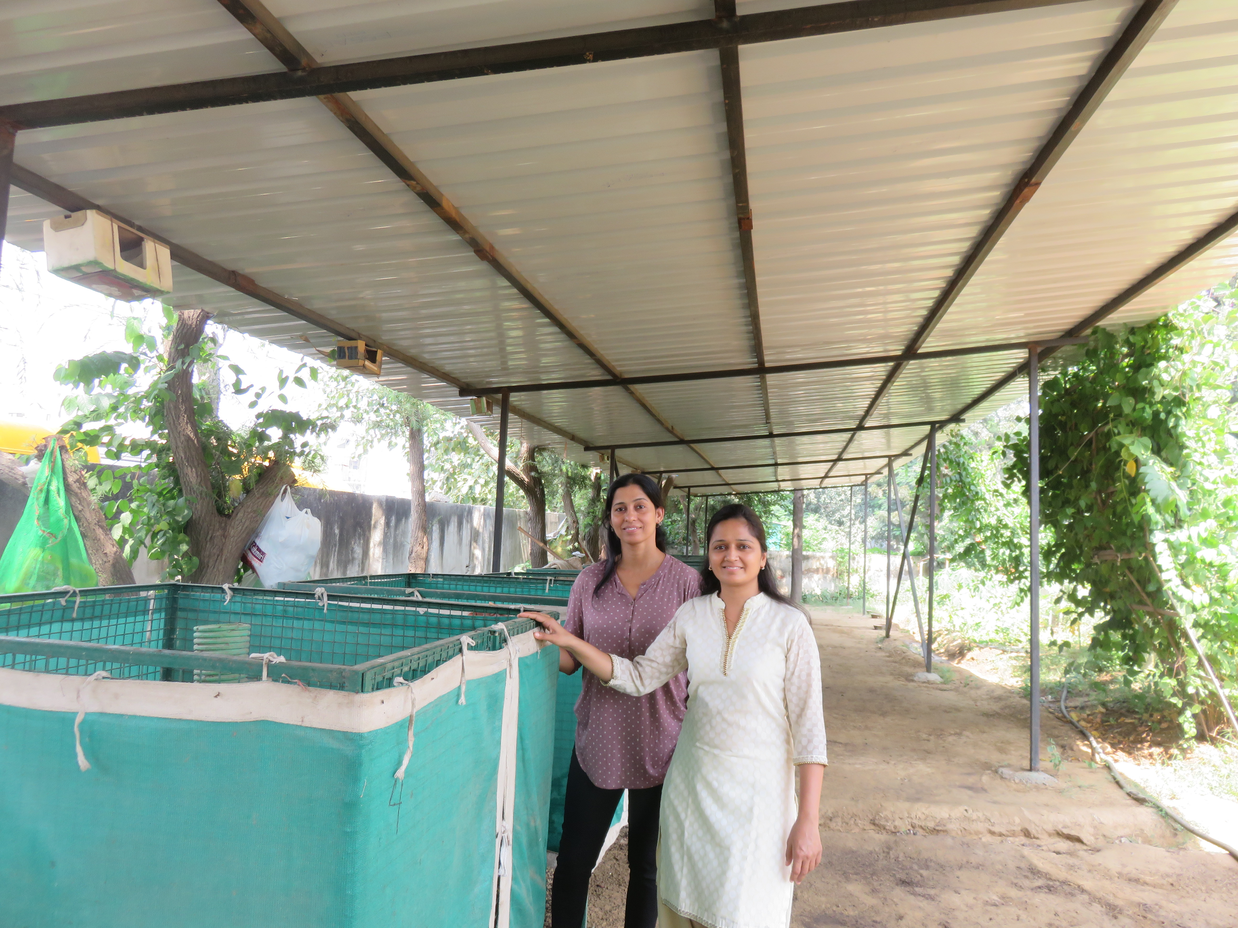 Do-It-Yourself, Natural Composting Set-Up at Malibu Town, Gurgaon